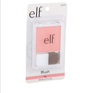 e.l.f. Blush with Brush, Shy, 0.21 Ounce